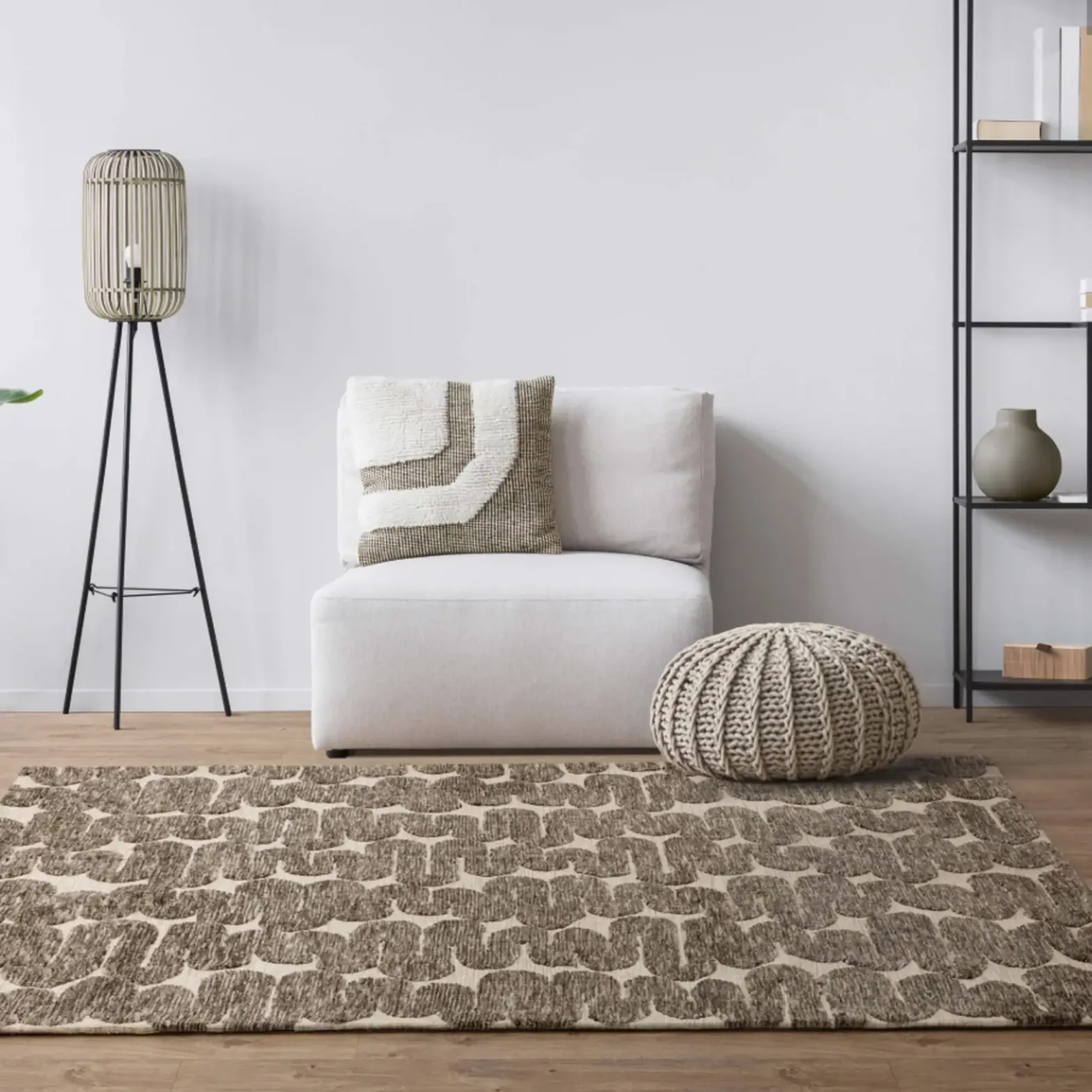Fabric Types

Although many rugs are commonly made from pure wool, the type of yarn used in the weaving process influences not just the design or pattern, but also the colour, texture, and overall feel of the rug.

 


	
	Wool: Known for its durability, wool is a versatile fibre that can be processed in various ways to achieve either a luxuriously soft finish or a more textured, coarse surface. Its resilience makes it an excellent choice for busy family homes.
	


 


	
	Cotton: Soft yet strong, cotton enables detailed, tightly woven patterns, making it ideal for intricate designs. It also pairs well with other fibres, offering a cost-effective and versatile option.
	


 


	
	Jute: With its warm, golden tones, jute has a natural, rustic look, especially when handwoven in thick strands. Its fibrous texture reflects its toughness, and when blended with cotton, it can create bold contrasts in colour and design.
	


 


	
	Hemp: Hemp’s coarse texture is balanced by its light, sandy colouring, which shines in traditional weave styles. Typically backed with cotton for added structure, hemp rugs are a durable and earthy addition to any space.
	


 


	
	Hides: Less commonly used, natural hide rugs feature patchwork leather that develops a rich patina over time, offering a unique and timeless aesthetic.
	

